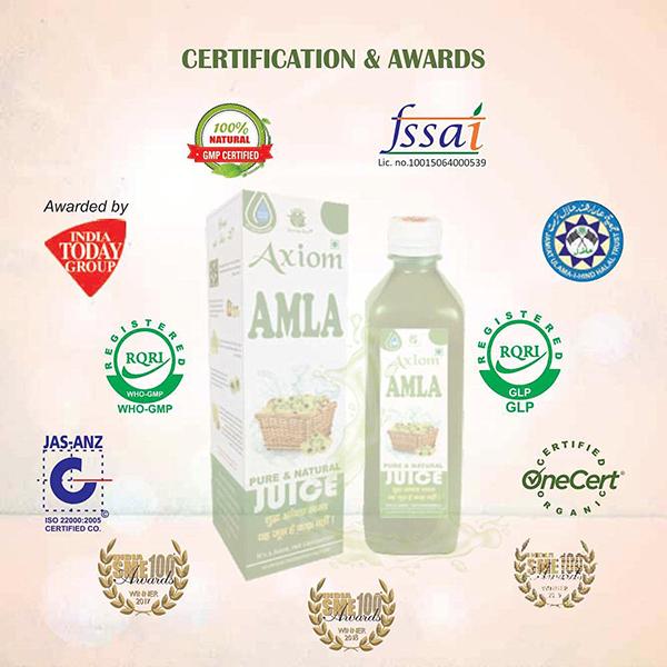 Axiom Amla Juice 500 ml - Ayurvedic Juices