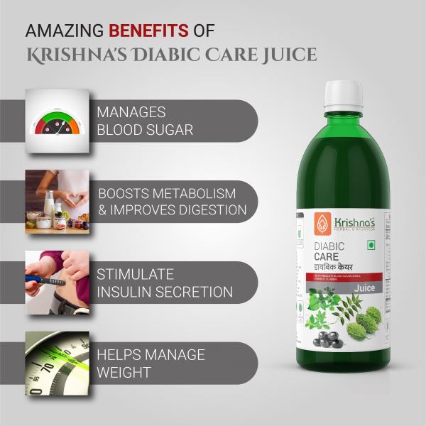 Krishna's Herbal & Ayurveda Diabic Care Juice 1000 ml - Diabetes Care (Ayush)