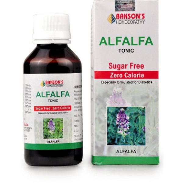 Bakson's Alfalfa Sugar Free And Zero Calories Tonic 115 ml - Speciality Medicine