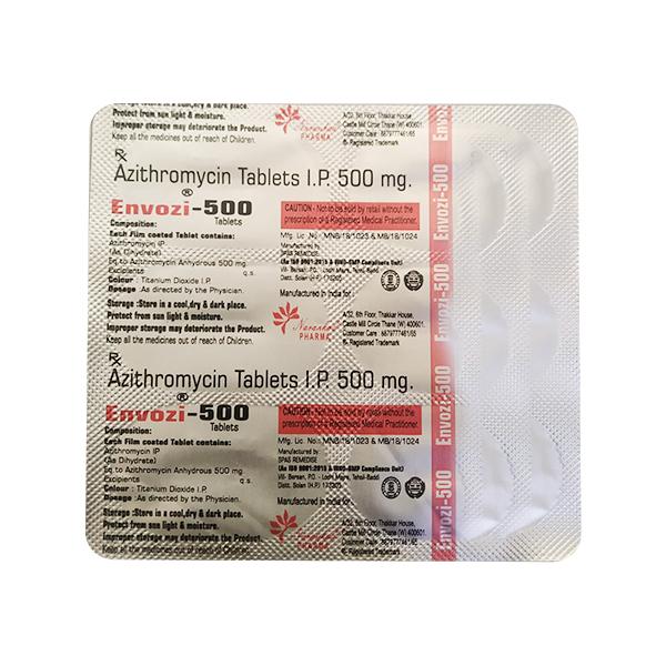 ENVOZI 500mg Tablet 6's - Bacterial Infections-Mac