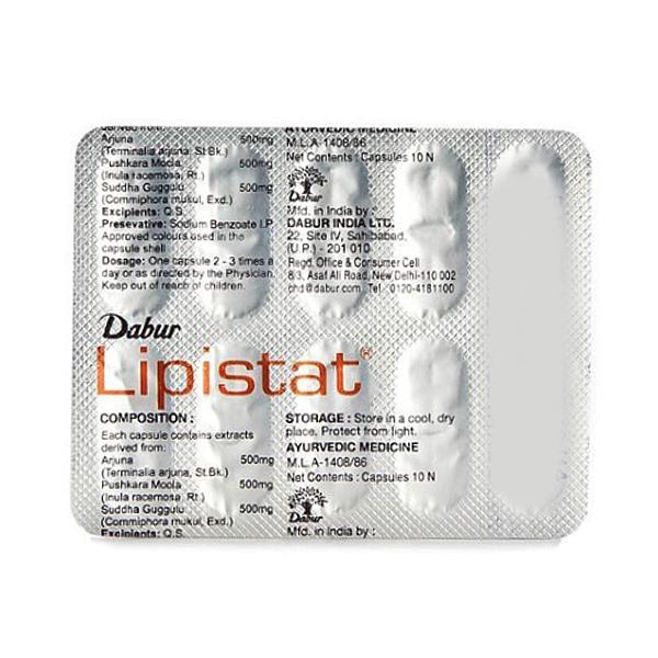 Dabur Lipistat Capsule 10's - Speciality Medicines