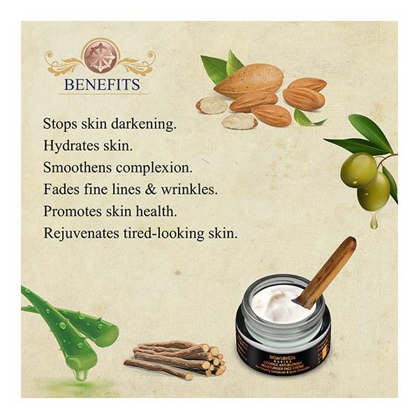 Bioayurveda Basics Licorice Anti-Blemish Moisturiser Face Creme 20 gm - Face Moisturizers