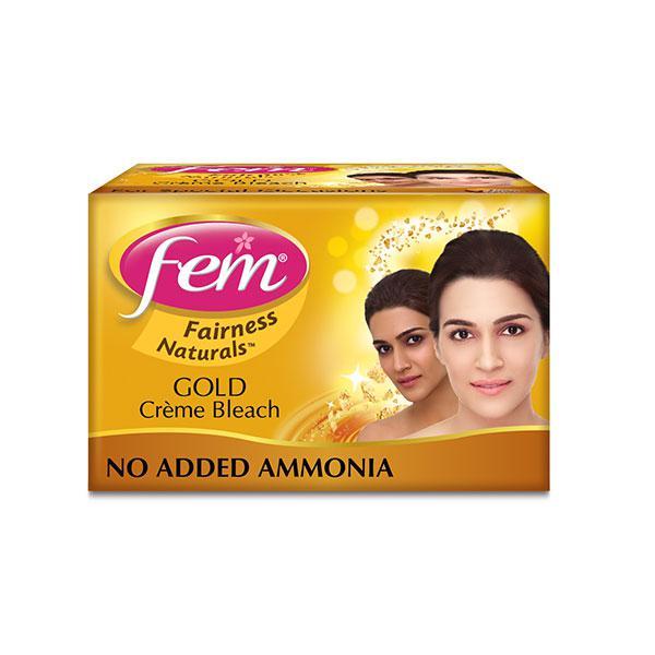 Netmeds | Fem Fairness Naturals Gold Creme Bleach 24 gm