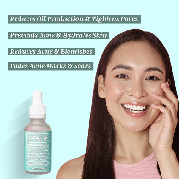 Natural Vibes Clarifying Face Serum 30 ml - Face Serum