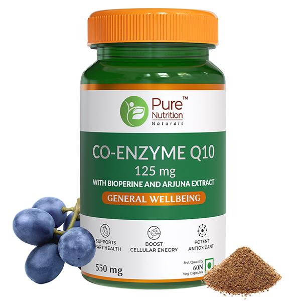 Netmeds | Pure Nutrition CoEnzyme Q10 125mg Capsules 60's