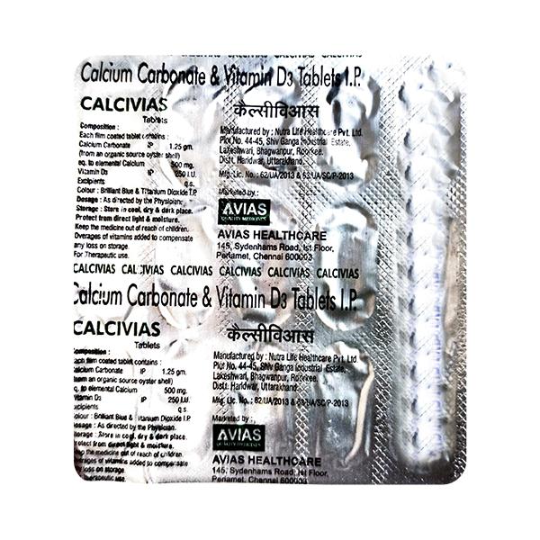 CALCIVIAS Tablet 15's - Supplements-Vam