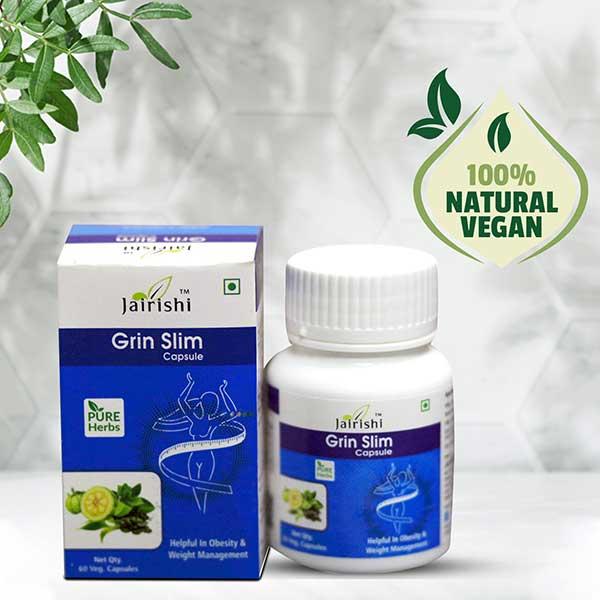 Jairishi Grin Slim Veg Capsule 60's - Speciality Medicines