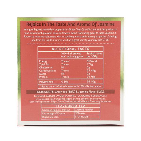 GTEE Green Tea Bags - Jasmine Flower 10's - Teas