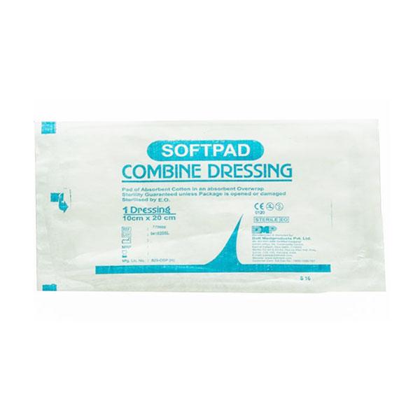 Netmeds | Softpad Combine Dressing Pad (770008) (10 cm x 20 cm) 1's
