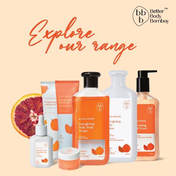 BBB Better Body Bombay Energizing Daily Face Wash- Blood Orange 100 ml - Face Washes