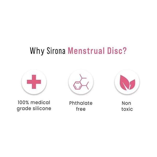 Sirona Reusable Menstrual Cup Disc for Women - Small 1's - Intimate Care