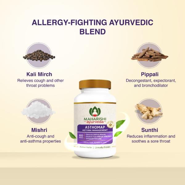 Maharishi Ayurveda Asthomap Tablet 60's - Speciality Medicines