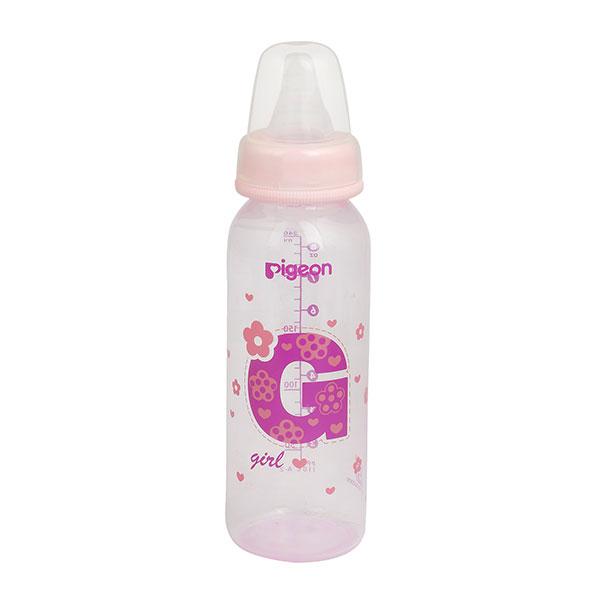 Pigeon Flexible 4+ Months PP Feeding Bottle - Pink 240 ml - Feeding & Nursing
