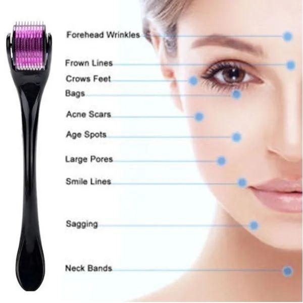 Elmask Derma Roller System 540 Titanium Alloy Micro Needles (0.5 mm) - Beard Rollers