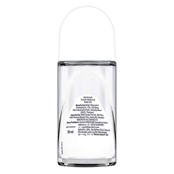 Nivea Roll On Deodorant - Fresh Natural 50 ml - Deodorants/Roll-Ons