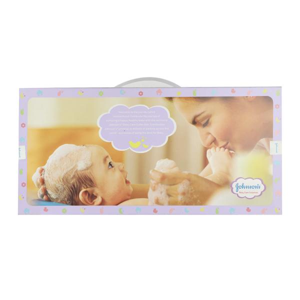 Johnson's Baby Care Collection Baby Gift Box with Organic Cotton 1's - Baby Grooming