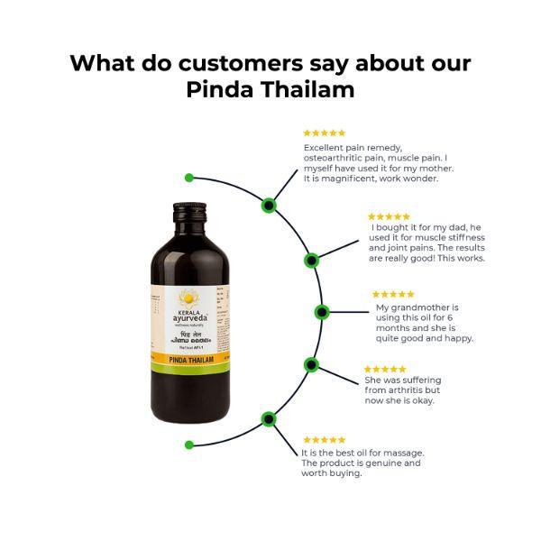 Kerala Ayurveda Pinda Thailam 450 ml - Pain Relief (Ayush)