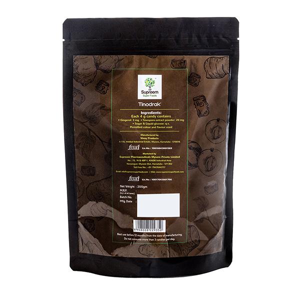 Supreem Super Foods Tinodrak Candy 200 gm - Herbal Dietary Supplement