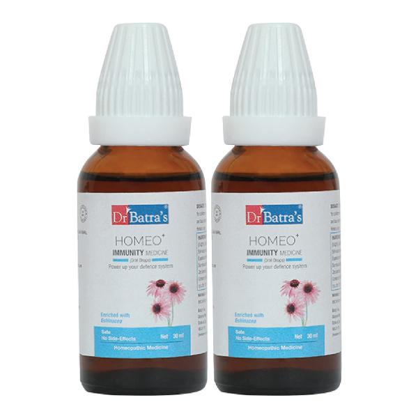Dr Batra's Homeo+ Immunity Oral Drops (Pack 2 x 30 ml) - Speciality Medicines