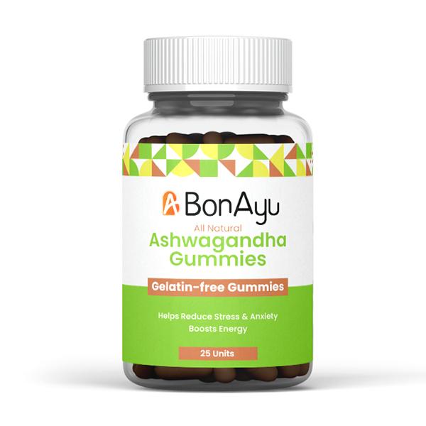 BonAyu Ashwagandha Gummies - Raspberry Flavour 25's - Ashwagandha
