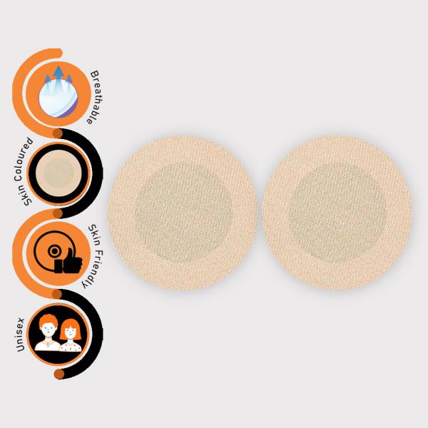 Pinq Polka Premium Cotton Feel Nipple Covers 10's - Breast Pads & Shields