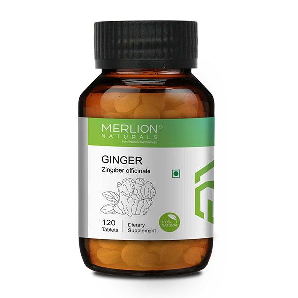 Merlion Naturals Ginger 500 mg Tablet 120's - Pure Herbs