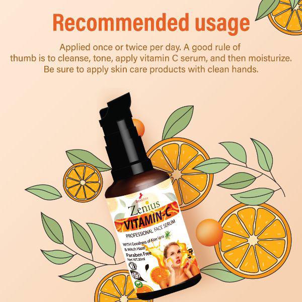 Zenius Vitamin C Professional Face Serum 30 ml - Personal Care (Ayush)