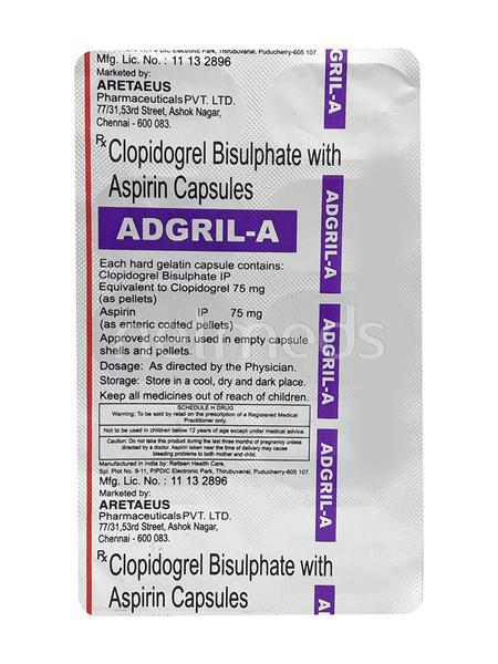 Adgril A Capsule 10'S - Blood Clot-Ant
