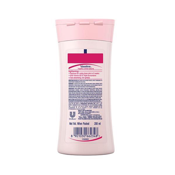 Vaseline Healthy White Lightening Body Lotion 200 ml - Lotions & Creams