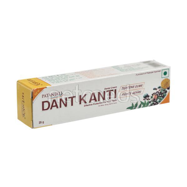 Netmeds | PATANJALI DANT KANTI DENTAL CREAM REGULAR 25GM