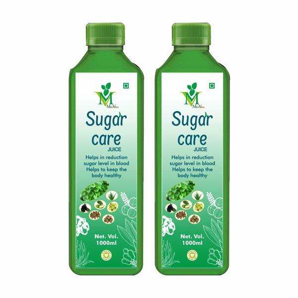 Mint Veda Sugar Care Juice (Pack of 2 x 1000 ml) - Herbal Dietary Supplement