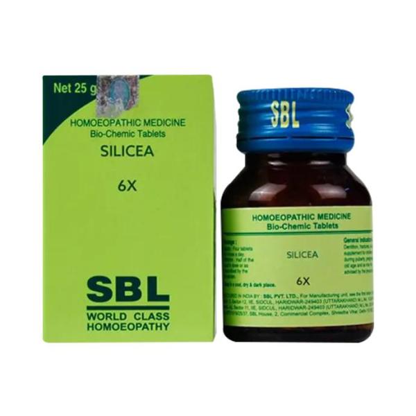 SBL Silicea 6X Tablet 450 gm - Triturations (Homeo Tablets)