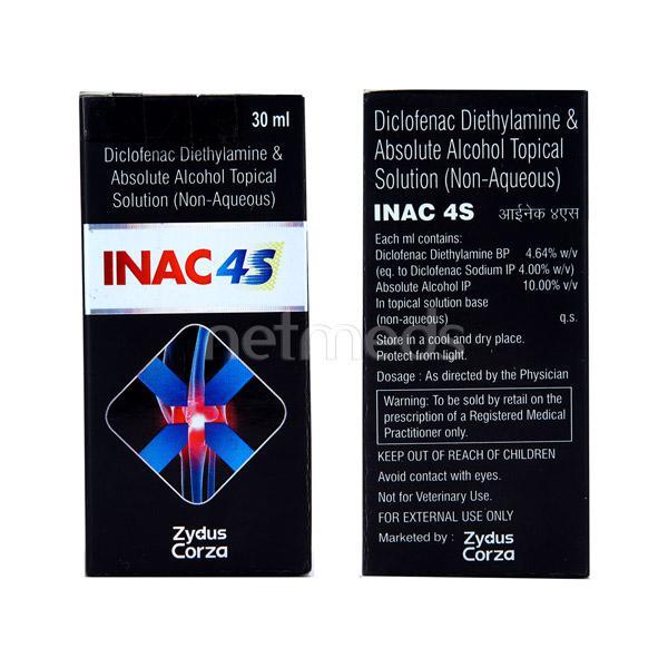 Inac 4S Solution 30ml - Pain relief-Nsa