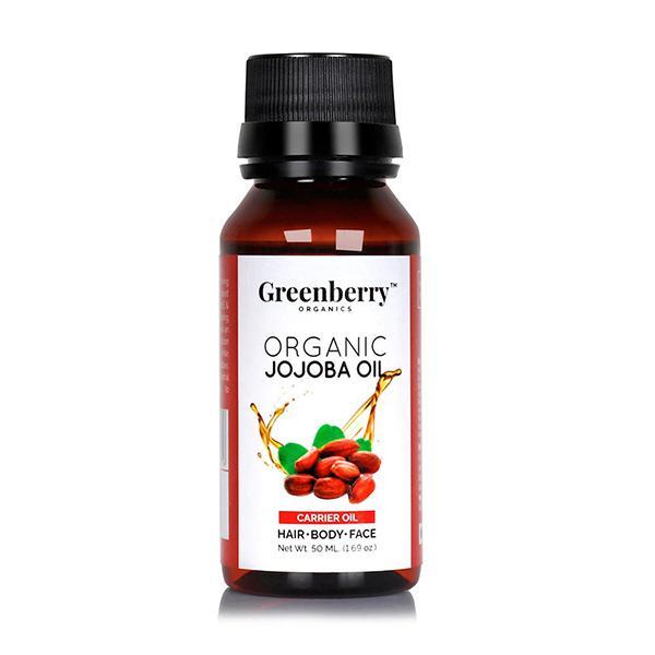 Greenberry Organics Organic Jojoba Oil 50 ml - Essential Oils