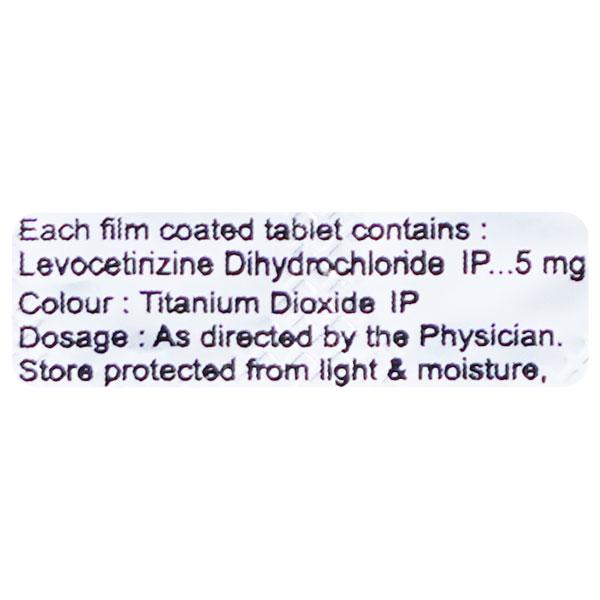 LCZ 5MG TABLET 10'S - Allergies-Ant