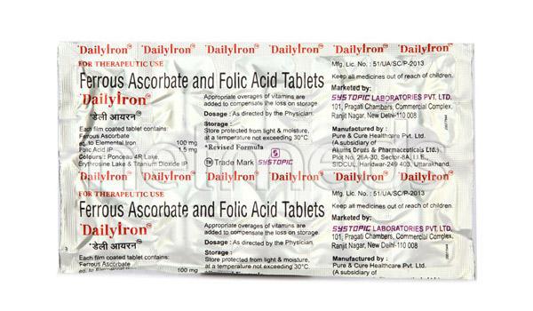 Daily Iron Tablet 10'S - Iron Supplement/Anaemia-Vma