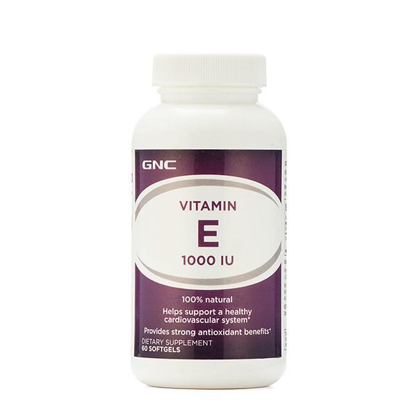 GNC Vitamin E 1000 IU Softgel 60's - Multi-Vitamins