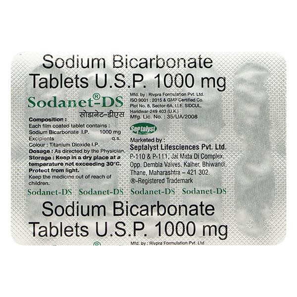 SODANET DS Tablet 10's - Ulcer/Reflux/Flatulence-Aaa