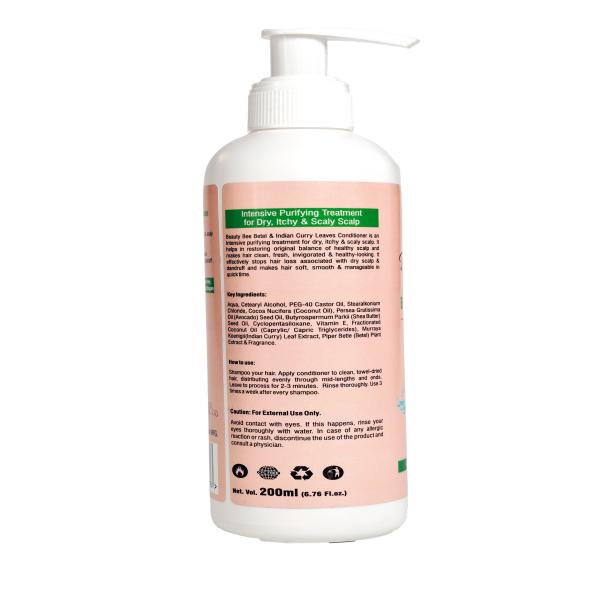 Beauty Bee Hair Conditioner - Betel and Curry Leaves 200 ml - Conditioners
