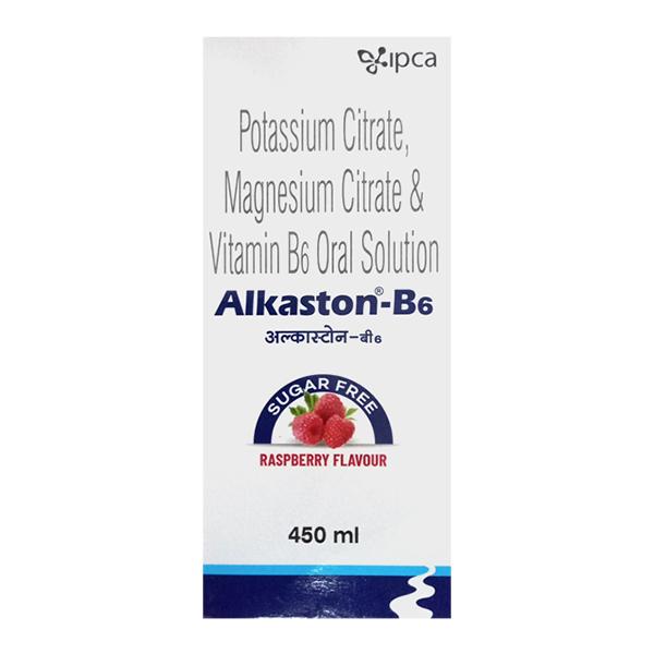 Netmeds | ALKASTON B6 SUGAR FREE RASPBERRY FLAVOUR Oral Solution 450ml