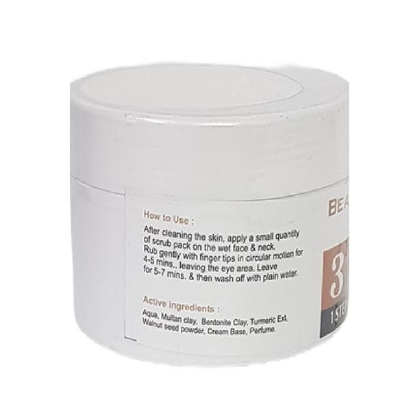 Beauty Ark 3 In 1 Scrub Cream Pack 250 gm - Lotions & Creams