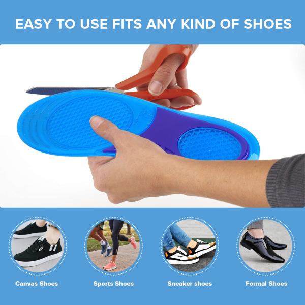 Dr Foot Energizing Comfort Gel Insoles Pair (S) 1's - Manicure & Pedicure Kits