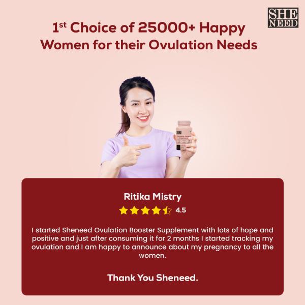Sheneed Ovulation Booster Supplement Capsule 60's - Nutritional Supplements