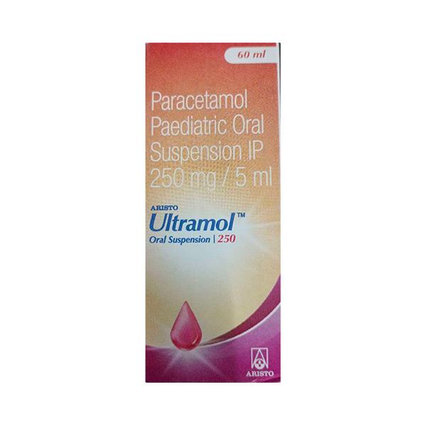 ULTRAMOL 250 Oral Suspension 60ml - Fever-Ana