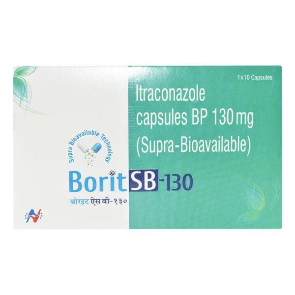 BORIT SB 130 Capsule 10's - Fungal Infections-Anf