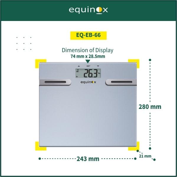 Equinox Body Weighing Scale Digital (EQ-EB-66) - Weighing Scale