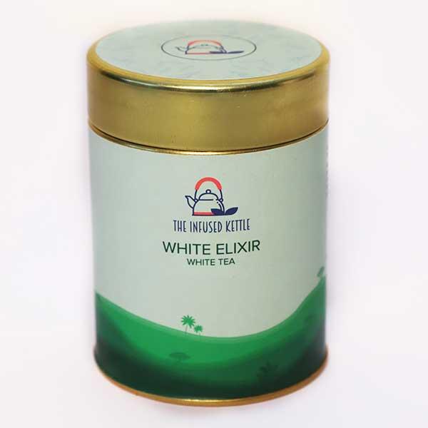 The Infused Kettle White Tea Leaves - White Elixir 50 gm - Teas