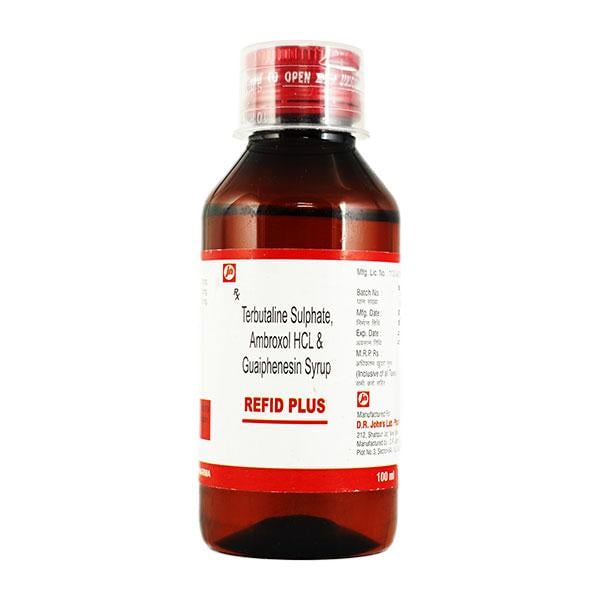 Refid Plus Syrup 100ml - Cough And Cold-Cou