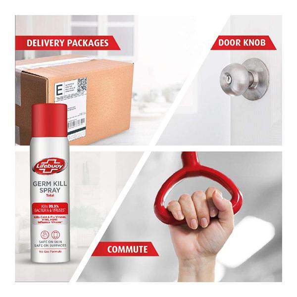 Lifebuoy Total Germ Kill Spray 85 ml - Others
