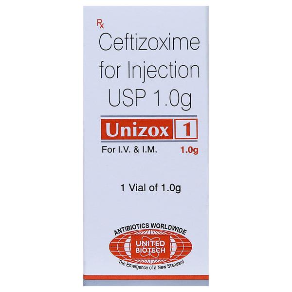 UNIZOX 1gm Injection 20ml - Bacterial Infections-Cep